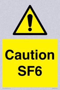 WN5867: Caution SF6