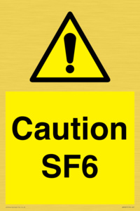 WN5867: Caution SF6