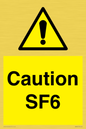 WN5867: Caution SF6