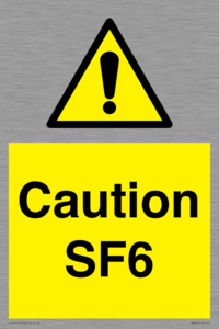 WN5867: Caution SF6