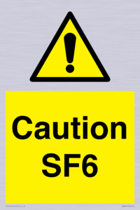 WN5867: Caution SF6