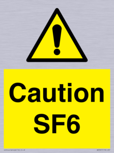 WN5867: Caution SF6