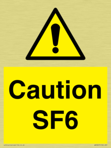 WN5867: Caution SF6
