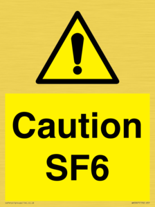 WN5867: Caution SF6