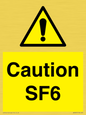 WN5867: Caution SF6