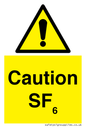 WN5867: Caution SF6