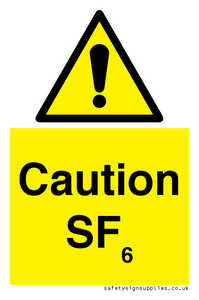 WN5867: Caution SF6