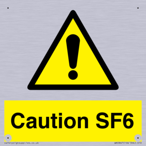 WN5867: Caution SF6