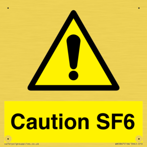 WN5867: Caution SF6