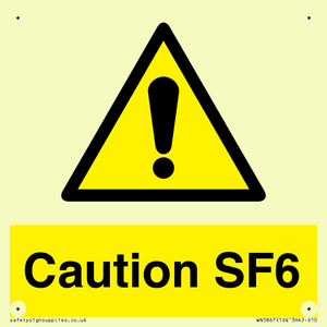 WN5867: Caution SF6
