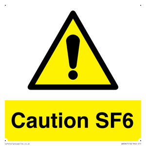 WN5867: Caution SF6