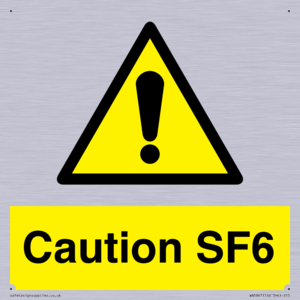 WN5867: Caution SF6
