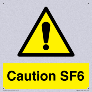 WN5867: Caution SF6