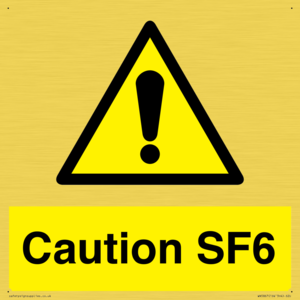 WN5867: Caution SF6