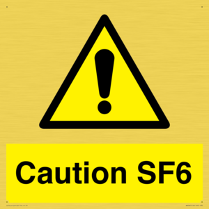 WN5867: Caution SF6