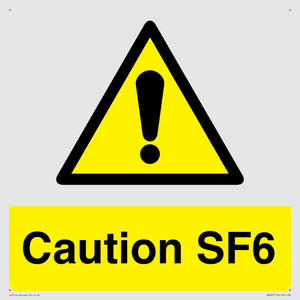 WN5867: Caution SF6