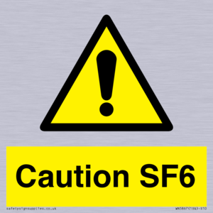 WN5867: Caution SF6