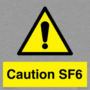 WN5867: Caution SF6