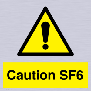 WN5867: Caution SF6