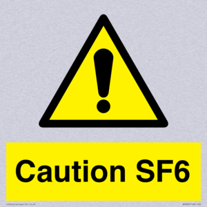 WN5867: Caution SF6