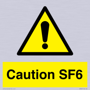 WN5867: Caution SF6