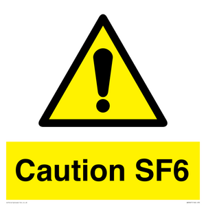 WN5867: Caution SF6