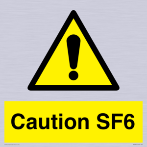 WN5867: Caution SF6