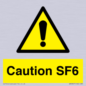 WN5867: Caution SF6