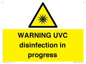 WN6205: WARNING UVC disinfection in progress