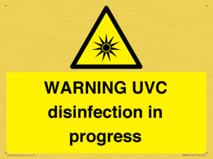 WN6205: WARNING UVC disinfection in progress