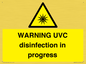 WN6205: WARNING UVC disinfection in progress