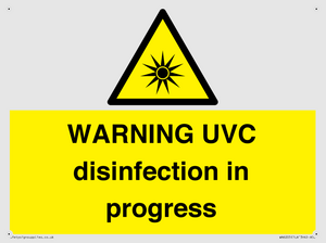 WN6205: WARNING UVC disinfection in progress