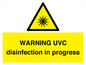 WN6205: WARNING UVC disinfection in progress