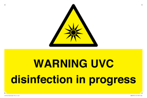 WN6205: WARNING UVC disinfection in progress