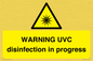 WN6205: WARNING UVC disinfection in progress
