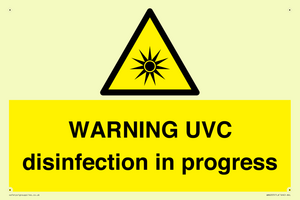 WN6205: WARNING UVC disinfection in progress