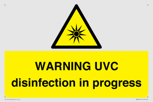 WN6205: WARNING UVC disinfection in progress