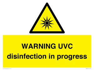 WN6205: WARNING UVC disinfection in progress