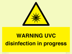 WN6205: WARNING UVC disinfection in progress
