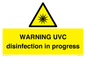 WN6205: WARNING UVC disinfection in progress