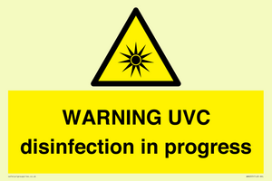 WN6205: WARNING UVC disinfection in progress
