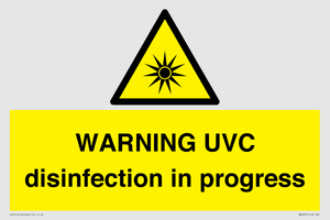 WN6205: WARNING UVC disinfection in progress