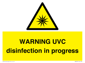 WN6205: WARNING UVC disinfection in progress