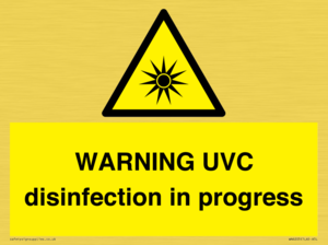 WN6205: WARNING UVC disinfection in progress