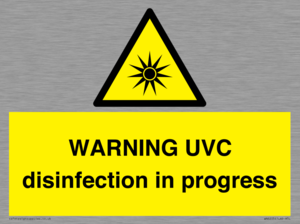 WN6205: WARNING UVC disinfection in progress