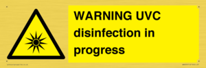 WN6205: WARNING UVC disinfection in progress