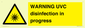WN6205: WARNING UVC disinfection in progress
