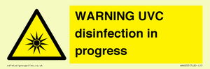 WN6205: WARNING UVC disinfection in progress