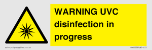 WN6205: WARNING UVC disinfection in progress