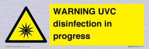 WN6205: WARNING UVC disinfection in progress